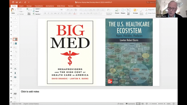 Big Med Presentation to the BOT - Dr. Lawton Burns