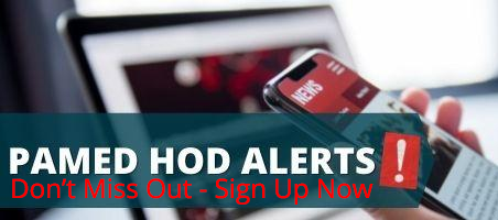 PAMED HOD Alerts - Sign Up Now!